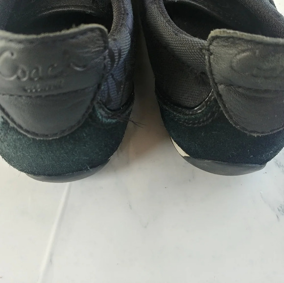 Coach A1715 DEVIN women's signature C Black shoes - Picture 7 of 8